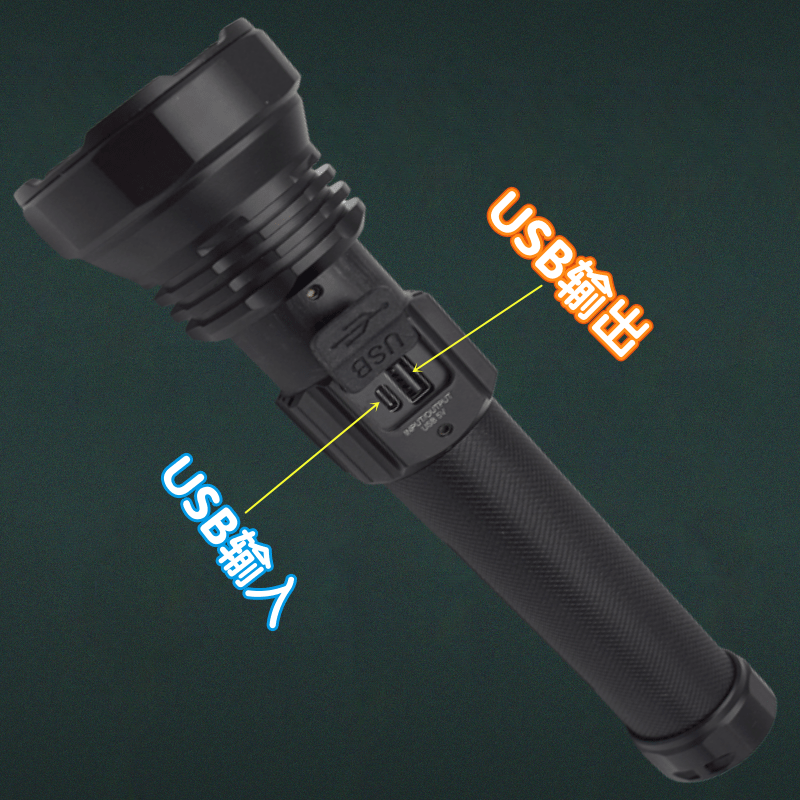 Little Sun P003 Retractable Focusing P50 Lamp Bead Super Bright Aluminum Alloy Rechargeable Hiking Self-driving Tour Strong Light Flashlight