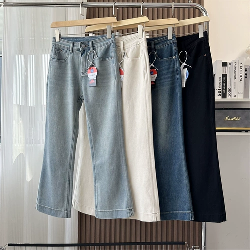 Летние ретро джинсы, штаны, штаны-клёш, подходит для подростков, по фигуре