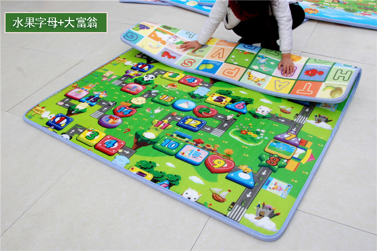 Dày xốp mat con bò mat trẻ con đang nằm trên giường trẻ em đố mặt đất thảm đệm bọt - Thảm sàn thảm chống trượt nhà tắm