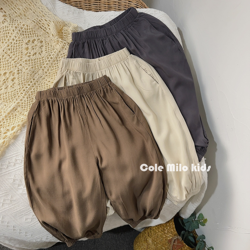 Soft and Thin Forest-Style Children's Shake Pants, Boys' Summer Anti-Mosquito Pants, 2026 New Style Girls' Air-Conditioning Pants, Baby Nine-Point Pants Soft and Thin Forest-Style Children's Shake Pants, Boys' Summer Anti-Mosquito Pants, 2026 New Style Girls' Air-Conditioning Pants, Baby Nine-Point Pants