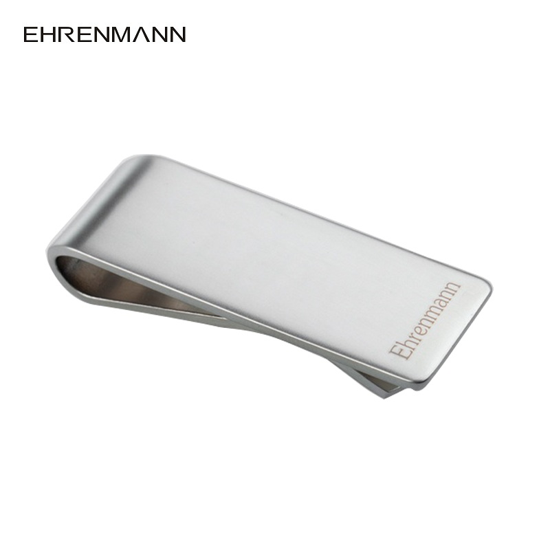 Germany EHRENMANN Creative Metal Money clip Men's brass Money clip Banknote Clips Upscale Information Clip Refinement