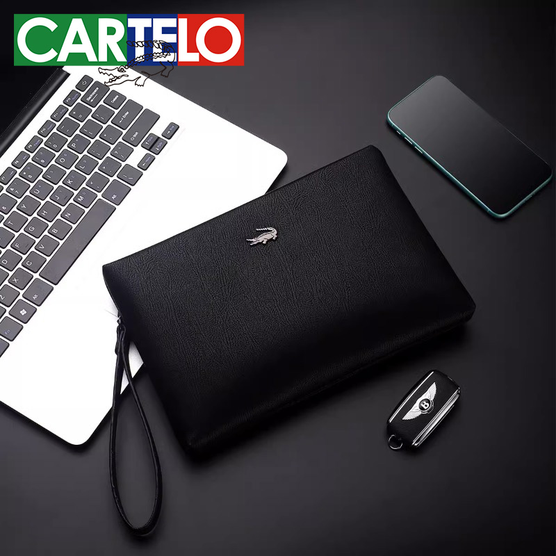 Men's hand holding bag 2021 Summer new wave fashion light extravagant business hand clip handbag Handbag Letter Enveloping-Taobao