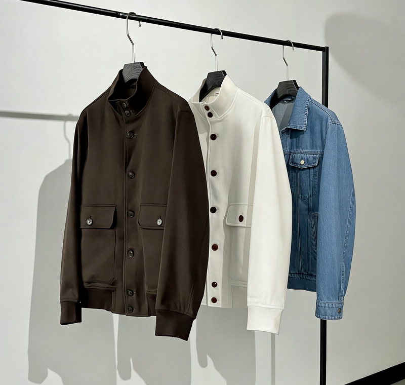 Emphasizing Clean and Sharp Lines, the New Modern Minimalist Workwear-Style Jacket for Men, Business Old Money Style Outerwear