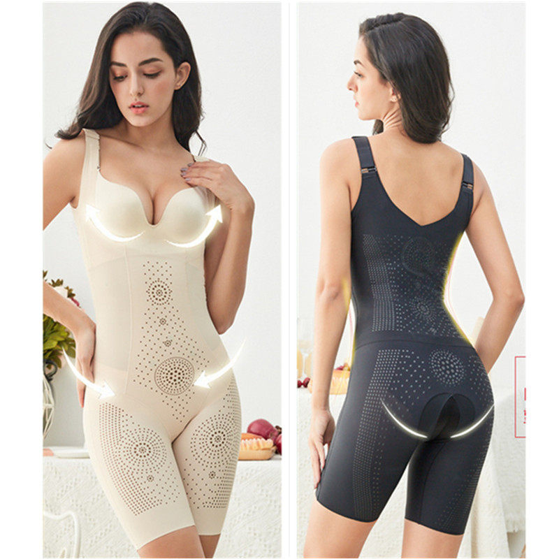 Thin section open plastic bodysuit thin corset hip lifter body slimming postpartum belly corset waist shaper