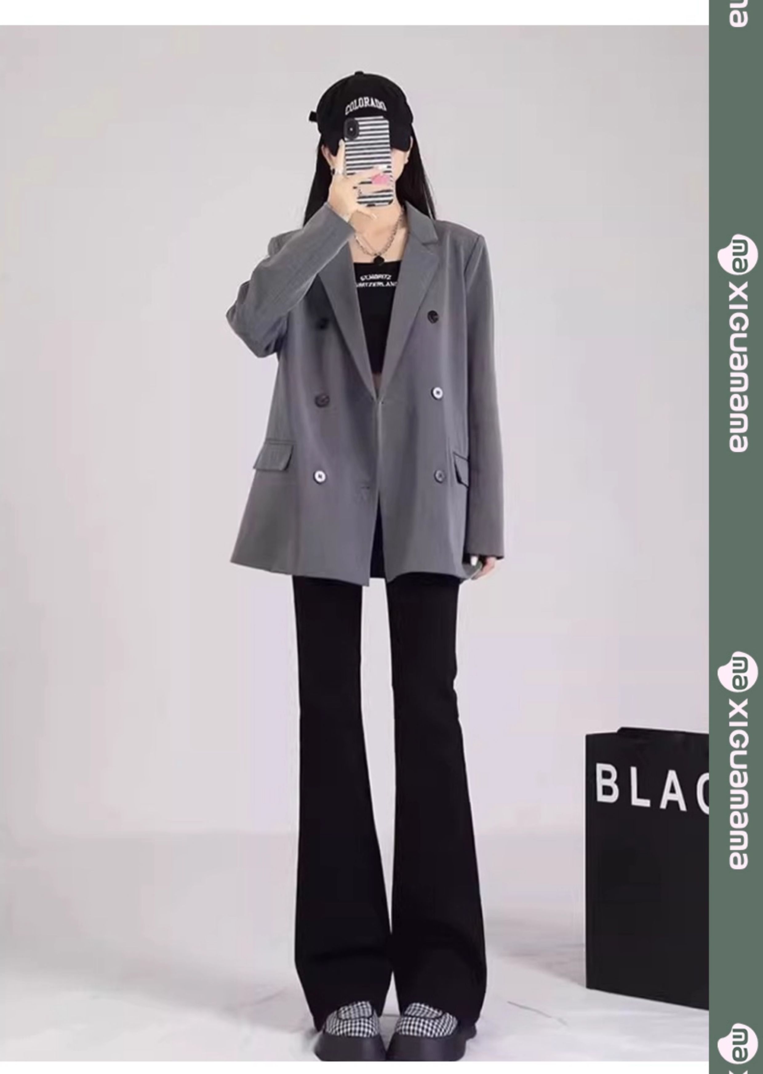 孕妇裤子春秋季外穿微喇叭裤2026新款小个子不勒肚子托腹加绒冬装 — 17