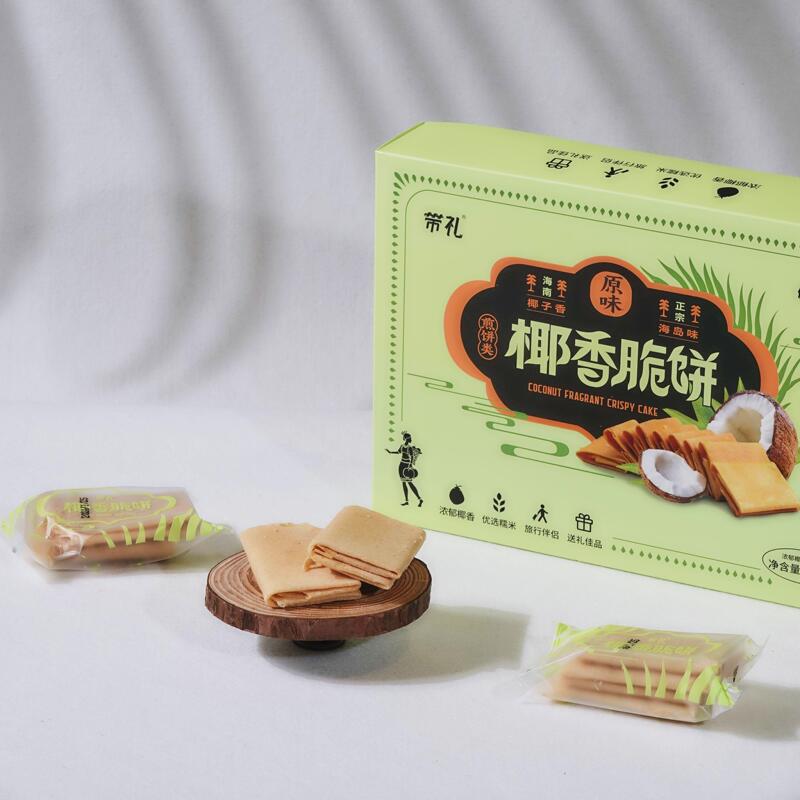 【Two Pieces 20% off】Original Flavor Coconut Crispy Biscuits with Gift, 300g Pack, Same Style as Phoenix Airport, Thin and Crispy Handmade Biscuits 【Two Pieces 20% off】Original Flavor Coconut Crispy Biscuits with Gift, 300g Pack, Same Style as Phoenix Airport, Thin and Crispy Handmade Biscuits