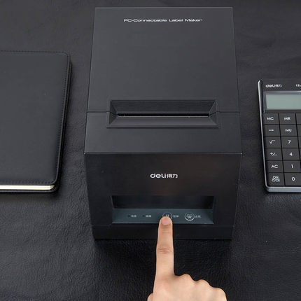 Deli DL-886A Bw label printer Two-dimensional code sticker price post-it note sticker Bar code sticker Thermal printing