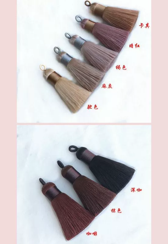 DIY Trang sức Phụ kiện Mini Short Fat Rayon Fringe Vòng đeo tay tinh tế Móc treo Spike Small Tua Sniper - Vòng đeo tay Clasp