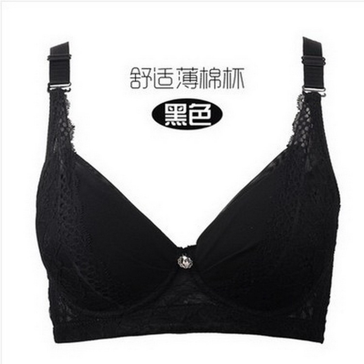 Siêu mỏng cộng với phân bón XL áo ngực béo mm200 kg tụ tập mà không có bọt biển thoáng khí gợi cảm đồ lót nữ D quần lót đẹp