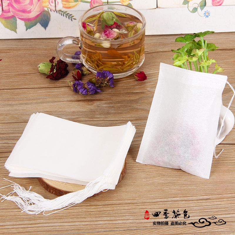 7 * 9 5 FILTER PAPER DRAW TEA BAG 100 TEA BAG Tea Bag Bubble Medicine Bag Disposable Draw Tea Bag