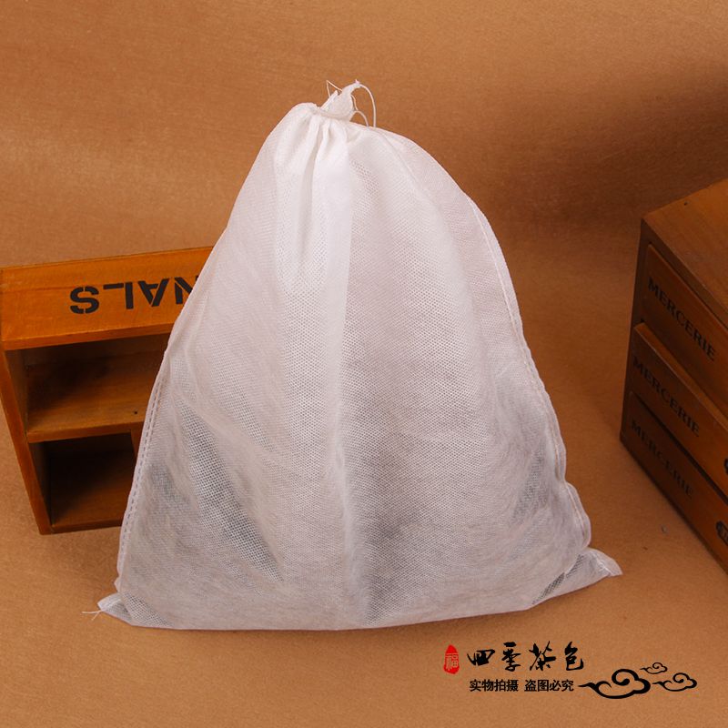 Large size 35*45cm non - woven soup bag pumped tea bag Chinese medicine bag disposable tablebag bag