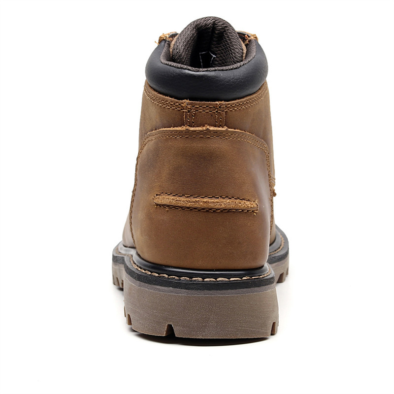Mùa xuân và mùa thu Giày nam cao DONGWU CAT Giày dụng cụ Da trung bình Martin Boots Men P721555H3BDR28 - Giay cao giày sneaker nam