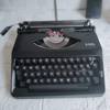 Hero Typewriter, All-Metal Body, Normal Use, Orange, Limited Edition, Artistic Retro Collection, Vintage Item