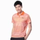 Li Ning áo thun ngắn tay nam POLO áo sơ mi Sudirman Cup TD Phiên bản áo hè sọc sọc thể thao APLK097