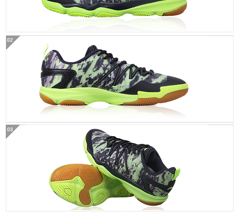 Giày cầu lông Lining / Li Ning Giày nam 2019 mới mang giày chống trượt thoáng khí chống trượt AYTM067 giày thể thao nam nike