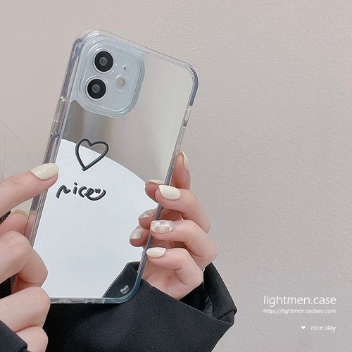 Apple, совместимые защитные очки, iPhone 12, чехол для телефона, зеркало, iPhone13 Pro, iPhone12 Pro, зеркальный эффект, iphone, 15promax, новая коллекция, 8plus, 14plus, защита при падении