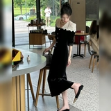 Легкая экстравагантная талия и тонкая талия и тонкая кружевная сплайсинга сплайсинга