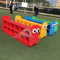 Kindergarten children cartoon color yellow man plastic shoe cabinet indoor and outdoor double collection frame Rotomolding superposition shoe rack