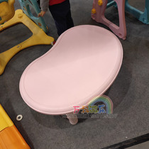 Kindergarten table childrens new peanut shape table learning table plastic desk drawing table plastic lifting desk
