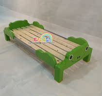  Kindergarten childrens bed Plastic wood bed stacking bed Kindergarten special bed Primary school student bed Nap bed Toddler bed