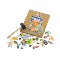  Weijia hammer painter-robot childrens early education puzzle fun handmade creative game