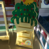 Kindergarten childrens early education center Cartoon bookshelf Childrens apple Christmas tree shape book toy cabinet