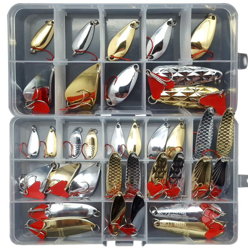 Special price Luya bait sequin set fresh water sea water universal fake bait cocked bass black fish special iron plate set