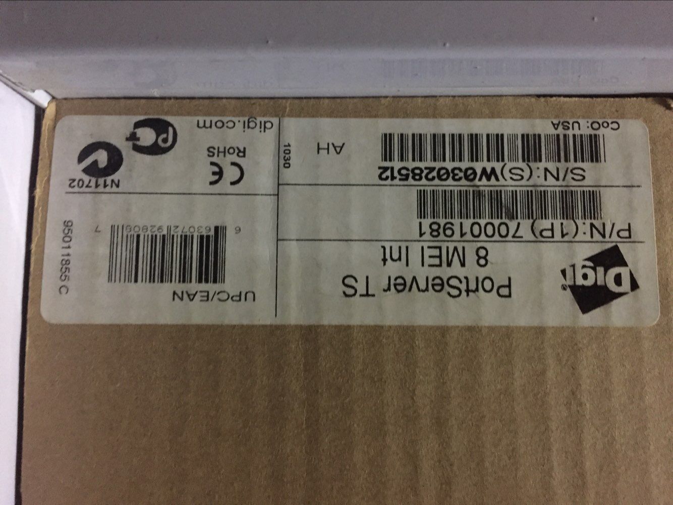 Digi PortServer TS8 MEI 232 485 Serial Server 70001981