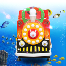 Childrens coin at the supermarket door rocking car with music mini fountain music electric train shaking horses