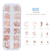 12 ячеек, розовое золото