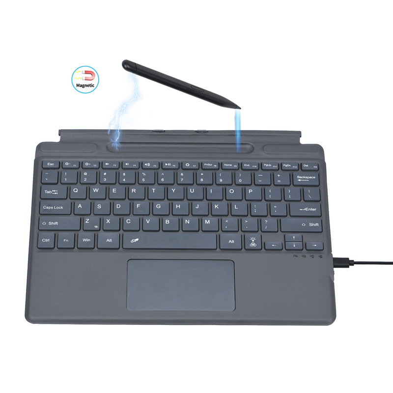 Suitable for Microsoft Surface Pro891011 Colorful Backlit Magic Bluetooth Keyboard Pro4567 Touch Keyboard