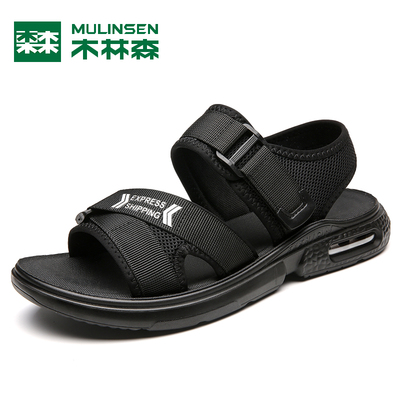 【木林森】夏季新款气垫凉鞋男