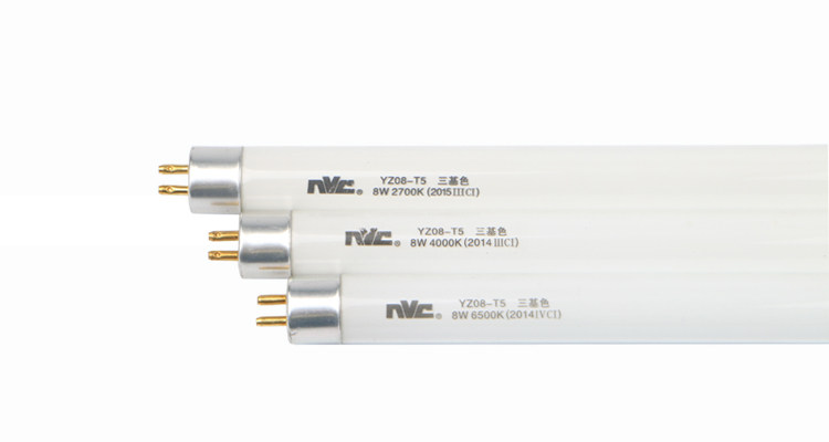 NVC Lighting T4T5 Tube Tri-Primary Color Fluorescent Tube YZ08-T5 11W14W18W21W24W28W