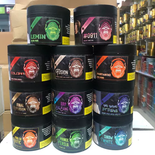 Аравия водяной дым импортирован горилла vapeoooss bar фруктовый вкус с высоким содержанием дыма дыма.