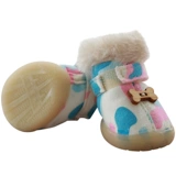 Собачьи туфли осень и зимние хлопчатобумажные туфли Jiameiti Pet обувь плюшевые туфли с маскировкой из 4 говяжьих сухожилий нижних штифтов щенка