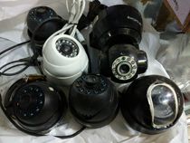 Analog surveillance dome camera Surveillance camera Second-hand ceiling dome Second-hand surveillance probe Old