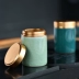 Hongbo Yipin Celadon Mini Small Seal Tea Can Ceramic Portable Small Can Tea Home Travel Tea Set Tea Box bình uống trà Trà sứ