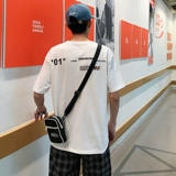 Брендовая трендовая универсальная футболка для школьников, короткий рукав, популярно в интернете, свободный крой