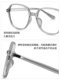Qina Zhao Lusi's same style myopia glasses plain cold brown white frame men and women can wear lenses QJ5150