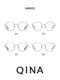 QINA 2025 new anti-blue light myopia glasses titanium frame light and comfortable frame trend QA6005