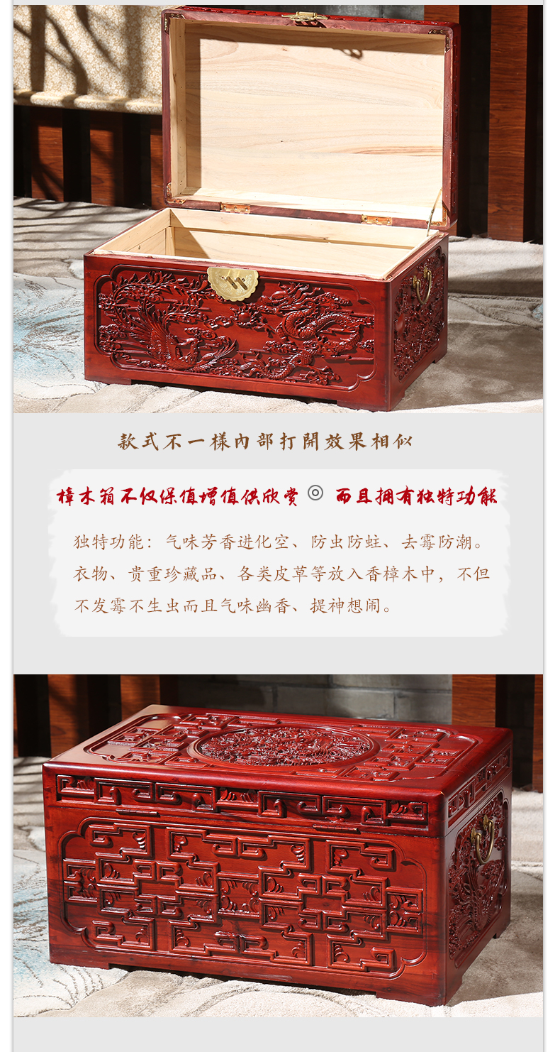 Wedding gỗ long não hộp gỗ sồi đầy đủ hộp quà cưới đám cưới hộp gỗ rắn gỗ nhà tranh lưu trữ bộ sưu tập hộp tùy chỉnh - Cái hộp hộp đựng đồ trang điểm bằng gỗ