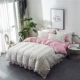 Hàn Quốc bông giường bedspread váy một gia đình bốn 1.5 / 1.8m mô hình giường rơi và các doanh nghiệp giường mùa đông bông giường bộ giường ngủ - Váy Petti