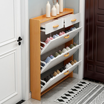 Shoe rack Household economical strong and durable small large-capacity dust-proof multi-function foyer cabinet shelf at the door