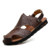Paul Camel Sandals Men 2018 Mùa hè Da mới Không thấm nước Không trơn trượt Giải trí ngoài trời Giày đi biển - Khởi động ngoài trời giay bao ho lao dong cao cap Khởi động ngoài trời