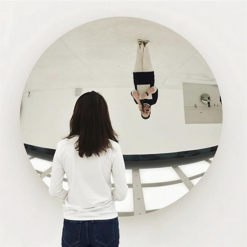 Concave Mirror Acrylic Reflection Mirror Experimental Mirror Plexiglass Acrylic Mirror Surface Art Installation Only the Mirror Surface
