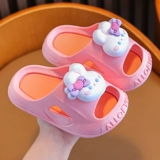 Летние детские слайдеры, тапочки подходит для мужчин и женщин, мультяшная дышащая нескользящая детская детская сумка на платформе