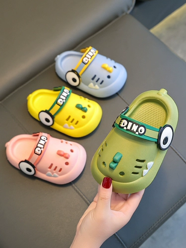Летние детские слайдеры, нескользящие дышащие тапочки подходит для мужчин и женщин, детская пляжная обувь