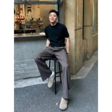 Цветные летние тонкие штаны для отдыха, изысканный стиль, размер, свободный прямой крой