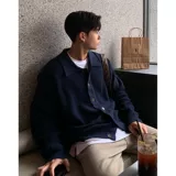 Трикотажный кардиган, демисезонный свитер, куртка, в корейском стиле, изысканный стиль