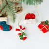 Hromeo Christmas resin small pendant desktop Christmas tree garland decoration handmade diy accessories Christmas decorations